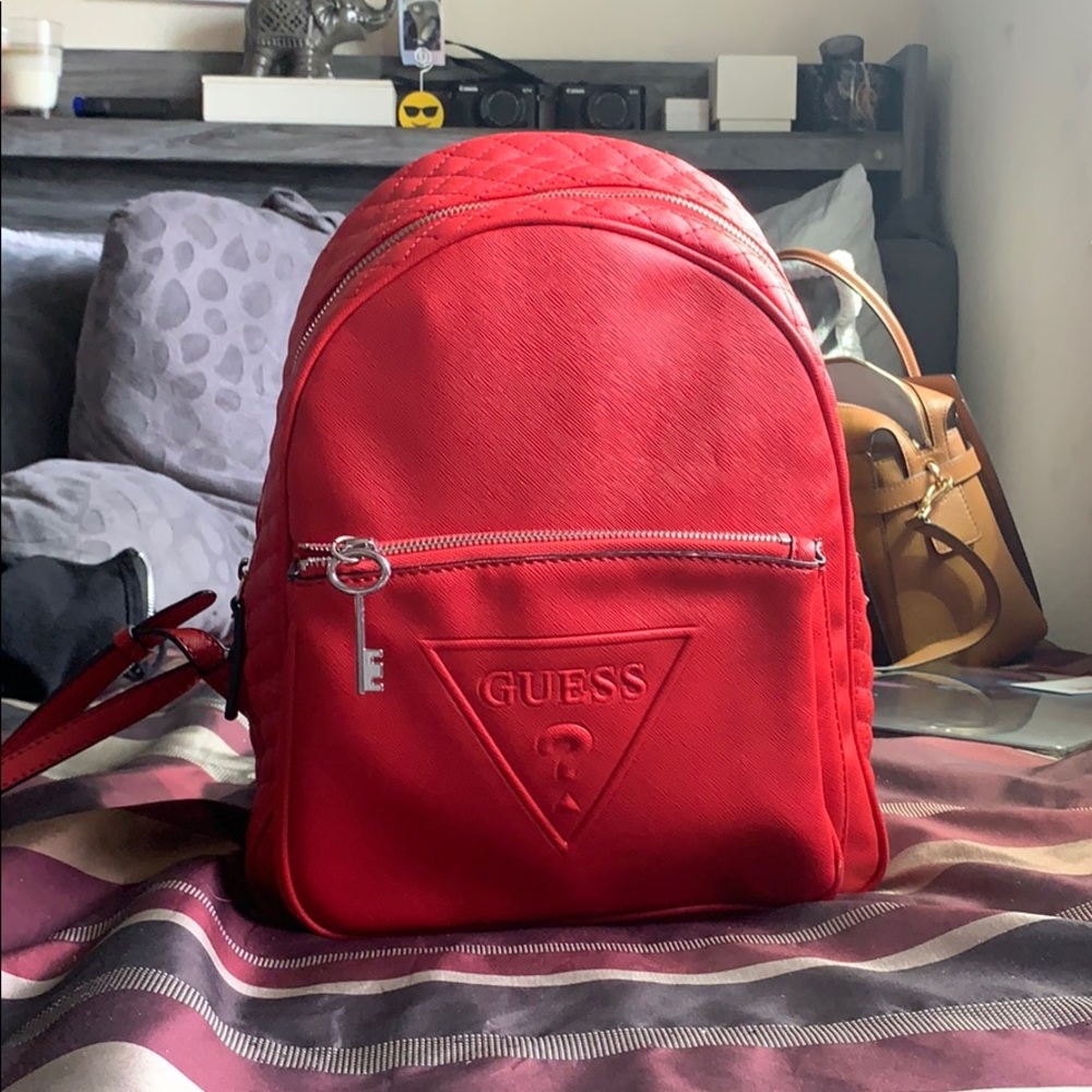 Red Guess Backpack
